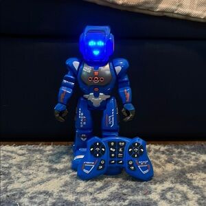 Blue Robot Toy with Remote Control